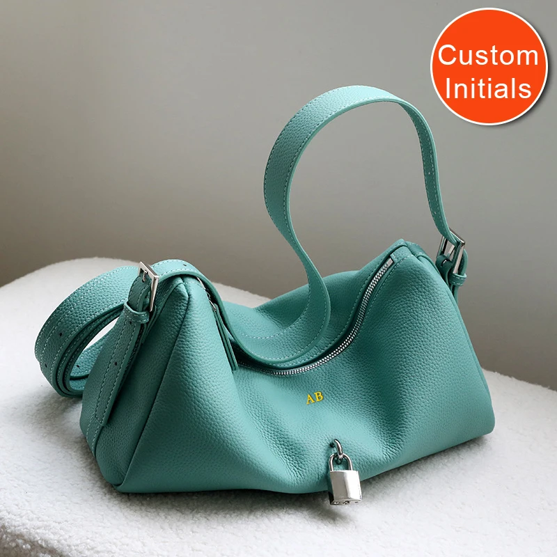 Custom Initials Genuine Leather Pillow Bags For Women Luxury Designer Handbags Purses 2025 New In Cowhide Lock Underarm Shoulder
Custom Initials Genuine Leather Pillow Bags For Women Luxury Designer Handbags Purses 2025 New In Cowhide Lock Underarm Shoulder