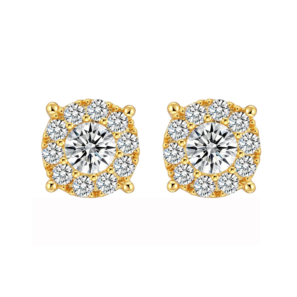 VANAXIN Round Stud Earrings for Women 14K Gold Plated Classic Halo Design Sparkling Cubic Zirconia Daily Party Jewelry Gift
VANAXIN Round Stud Earrings for Women 14K Gold Plated Classic Halo Design Sparkling Cubic Zirconia Daily Party Jewelry Gift