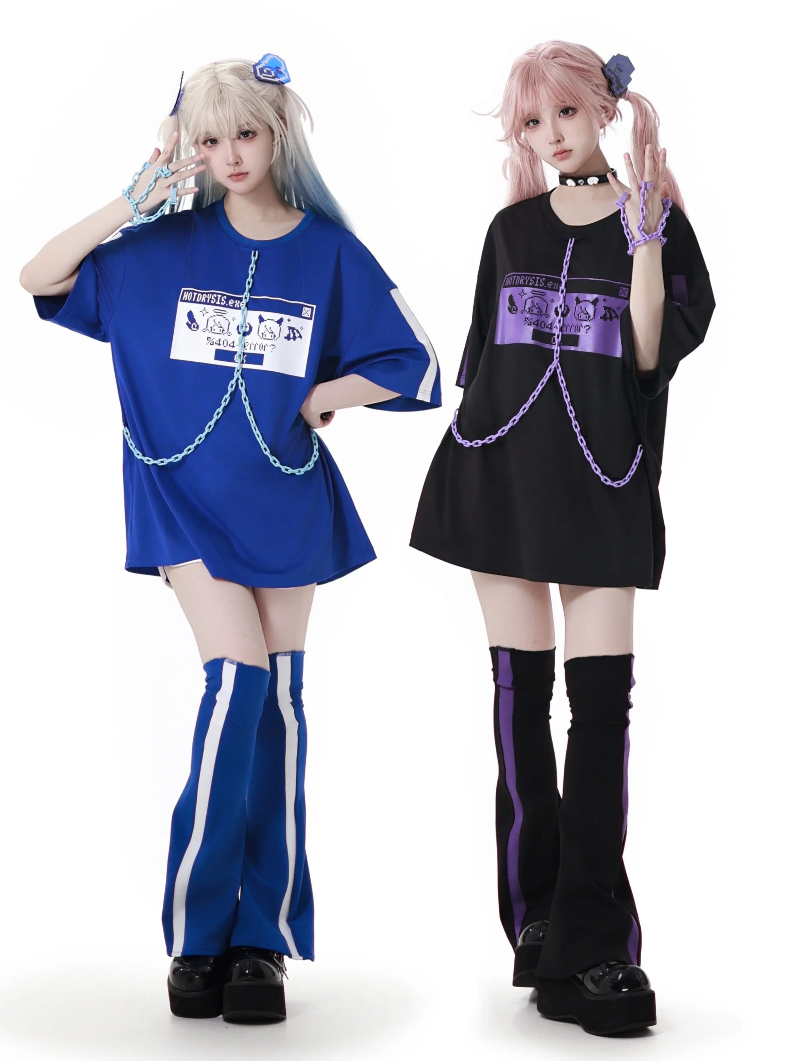 Japanese Original Two-dimensional Subculture Y2k Short Sleeve Undressed Suit Loose Sports Functional Style Top Shorts for Women
Japanese Original Two-dimensional Subculture Y2k Short Sleeve Undressed Suit Loose Sports Functional Style Top Shorts for Women