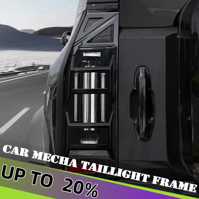Автомобильная рамка заднего фонаря Mecha, подходит для Jetour Traveller T2 2023 2024 2025, крышка заднего фонаря автомобиля, внешние аксессуары
Автомобильная рамка заднего фонаря Mecha, подходит для Jetour Traveller T2 2023 2024 2025, крышка заднего фонаря автомобиля, внешние аксессуары