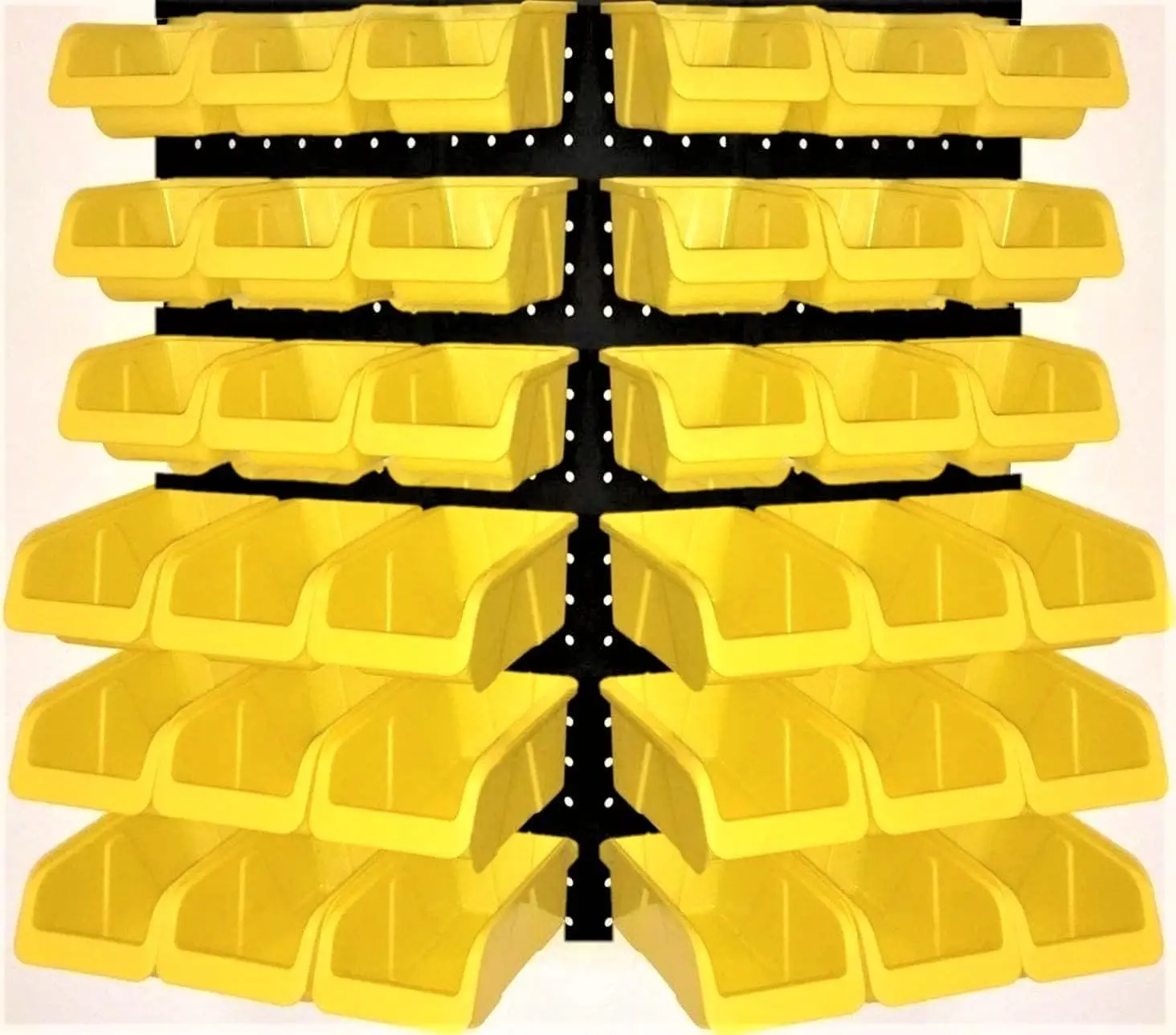 36 Pack Pegboard Bin Kit – 18 Medium & 18 Large Yellow Storage Bins for Garage, Workshop, Craft Room & Office
36 Pack Pegboard Bin Kit – 18 Medium & 18 Large Yellow Storage Bins for Garage, Workshop, Craft Room & Office