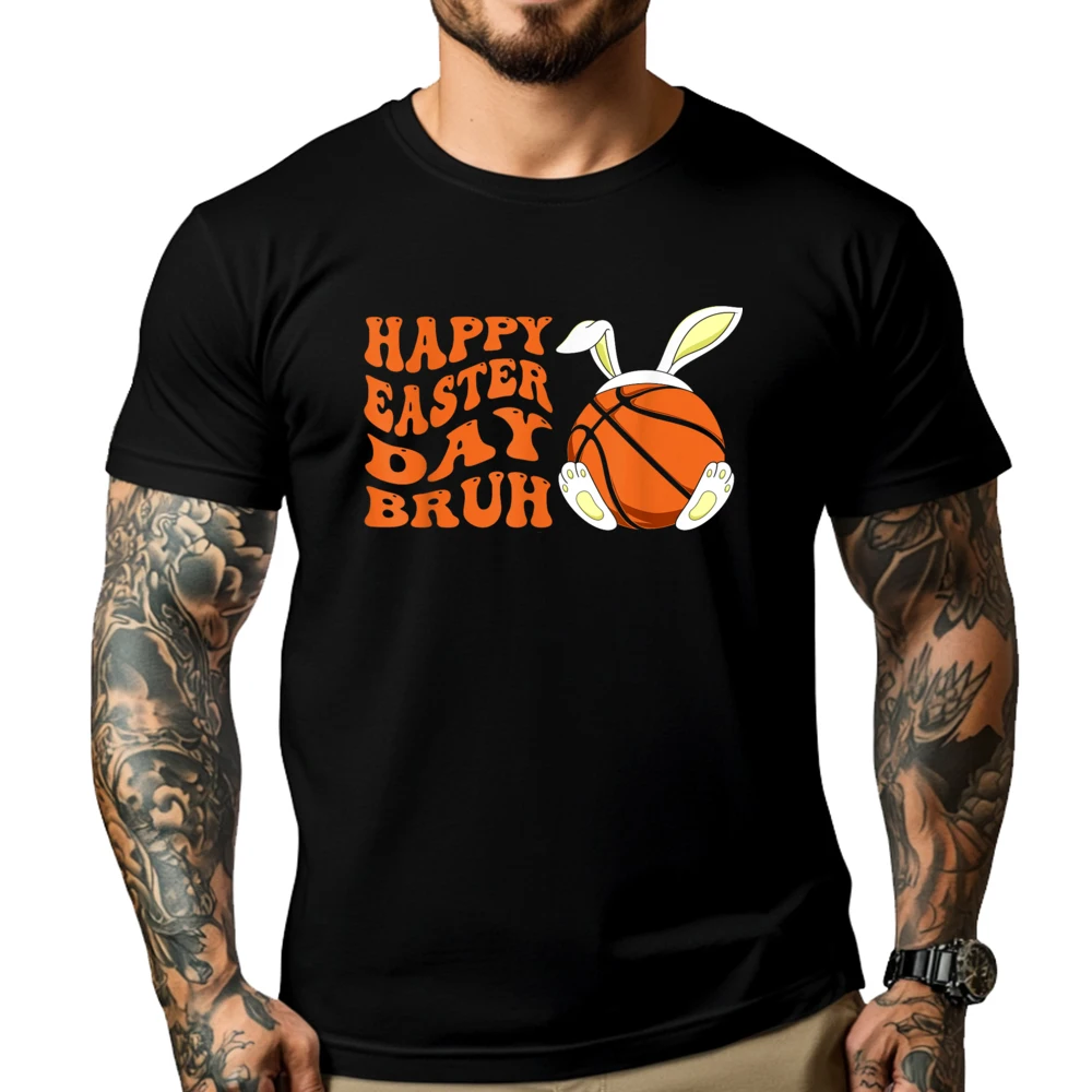 Basketball Easter Rabbit Bunny Happy Easter Day Bruh Plain Shirt Autumn Men's Cotton T-Shirt Oversized Party
Basketball Easter Rabbit Bunny Happy Easter Day Bruh Plain Shirt Autumn Men's Cotton T-Shirt Oversized Party