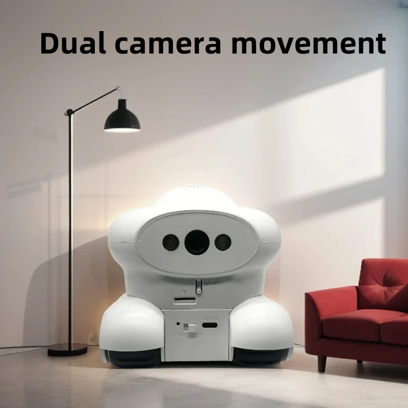 360 Degree Rotating Pet Camera with Two Way Talk Function and Night Detection Robot Cameras for Home Security
360 Degree Rotating Pet Camera with Two Way Talk Function and Night Detection Robot Cameras for Home Security