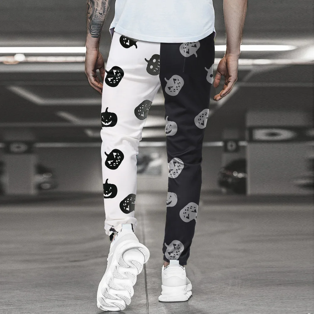 Черно-белые лоскутные мужские брюки-карго Y2K, одежда на Хэллоуин, модные повседневные брюки с принтом тыквы для спортзала и фитнеса, мужская техническая одежда
Черно-белые лоскутные мужские брюки-карго Y2K, одежда на Хэллоуин, модные повседневные брюки с принтом тыквы для спортзала и фитнеса, мужская техническая одежда