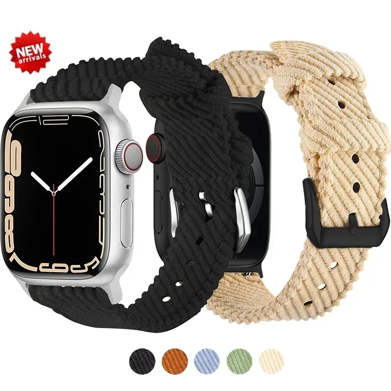 Ремешок вельветовый для Apple Watch Ultra 2 49 мм 9 8 7 6 5 4 3 Se, браслет для Iwatch Series 45 мм 44 мм 42 мм 41 мм 40 мм 38 мм
Ремешок вельветовый для Apple Watch Ultra 2 49 мм 9 8 7 6 5 4 3 Se, браслет для Iwatch Series 45 мм 44 мм 42 мм 41 мм 40 мм 38 мм