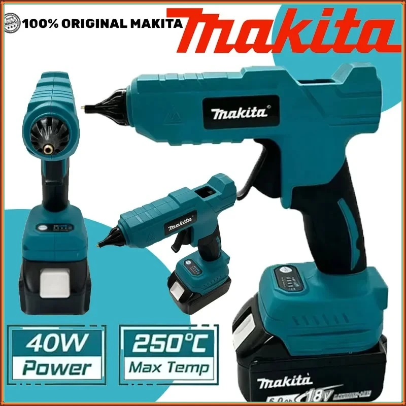Makita Cordless Electric Hot Melt Glue Gun 18V Battery 11mm Glue Stick Hot Melt Welding Hot Air Gun for Home Crafts DIY
Makita Cordless Electric Hot Melt Glue Gun 18V Battery 11mm Glue Stick Hot Melt Welding Hot Air Gun for Home Crafts DIY