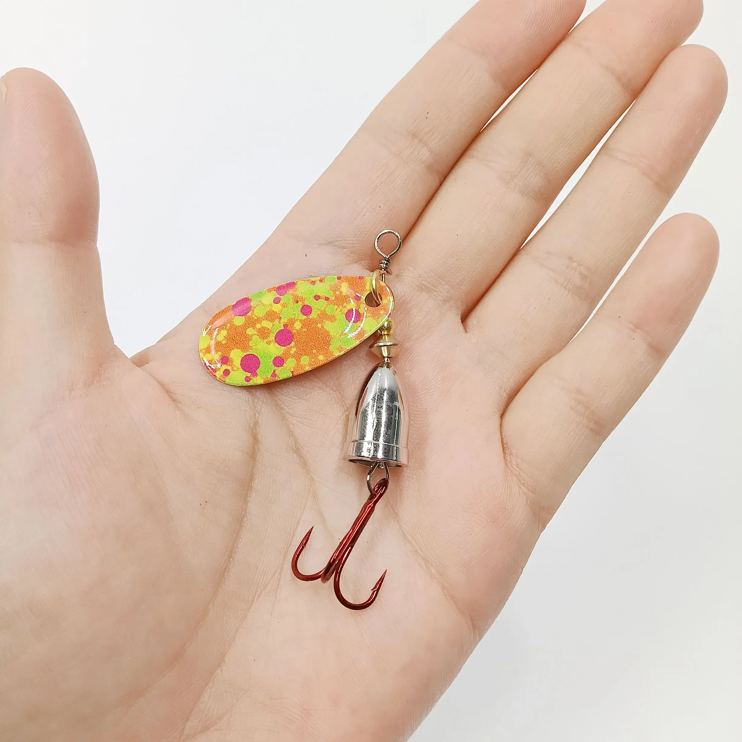 DUODUOYU 5PCS 7g/43mm Rotating Spinner Fish Baits Treble Hook Metal Lures Artificial Spoon Bait Saltwater Freshwater Bass Tackle
DUODUOYU 5PCS 7g/43mm Rotating Spinner Fish Baits Treble Hook Metal Lures Artificial Spoon Bait Saltwater Freshwater Bass Tackle
