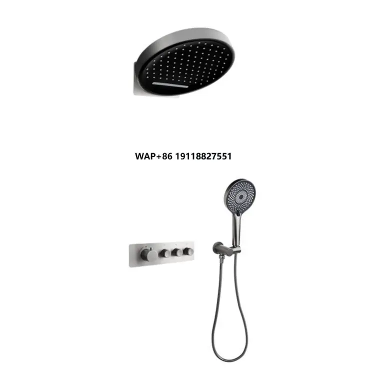 High Quality J589 Stainless Steel Hidden Shower Set Wall-Mounted Chrome Concealed Digital Display Soft Rain Spray Brushed
High Quality J589 Stainless Steel Hidden Shower Set Wall-Mounted Chrome Concealed Digital Display Soft Rain Spray Brushed