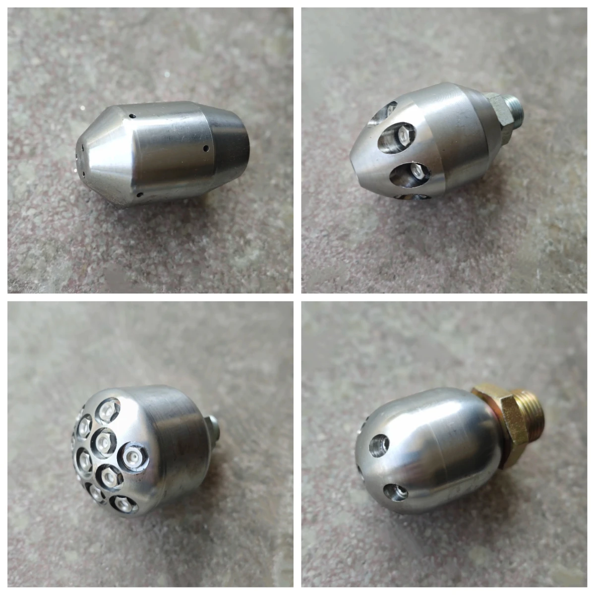 Stainless Steel High Pressure Piping Nozzle 1.5kg 9 Holes 2kg 13 Holes 0.5kg 7 Holes Sewer Jetting Nozzle for Pressure Washer
Stainless Steel High Pressure Piping Nozzle 1.5kg 9 Holes 2kg 13 Holes 0.5kg 7 Holes Sewer Jetting Nozzle for Pressure Washer