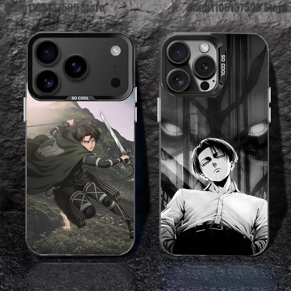 Levi Ackerman Attack on Titan Phone Case For iPhone 17,16,15,14,13,12,11,Pro,XS,Max,Plus,Mini,SE4,E Black Matte Shockproof Cover
Levi Ackerman Attack on Titan Phone Case For iPhone 17,16,15,14,13,12,11,Pro,XS,Max,Plus,Mini,SE4,E Black Matte Shockproof Cover