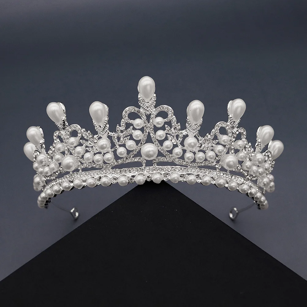 Diamond Pearl Crown Silver Imitated Pearl Super Shining Bridal Tiara For Wedding Party Prom Anniversary Rhinestone
Diamond Pearl Crown Silver Imitated Pearl Super Shining Bridal Tiara For Wedding Party Prom Anniversary Rhinestone