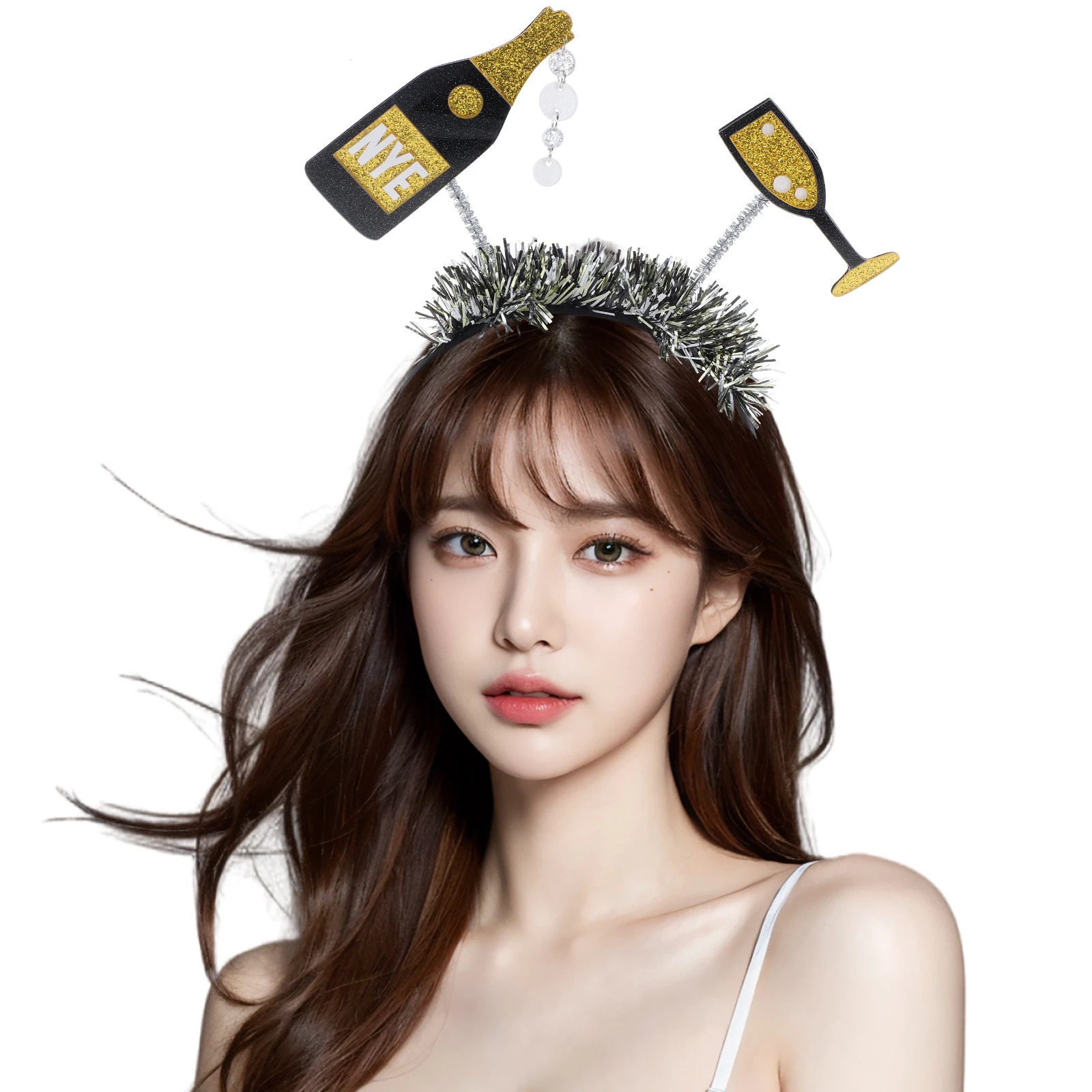 Bottle Headb Hair New Year Accessories Christmas Eve Props Birthday Party Hats Disco Decorations Durable Material Easy
Bottle Headb Hair New Year Accessories Christmas Eve Props Birthday Party Hats Disco Decorations Durable Material Easy