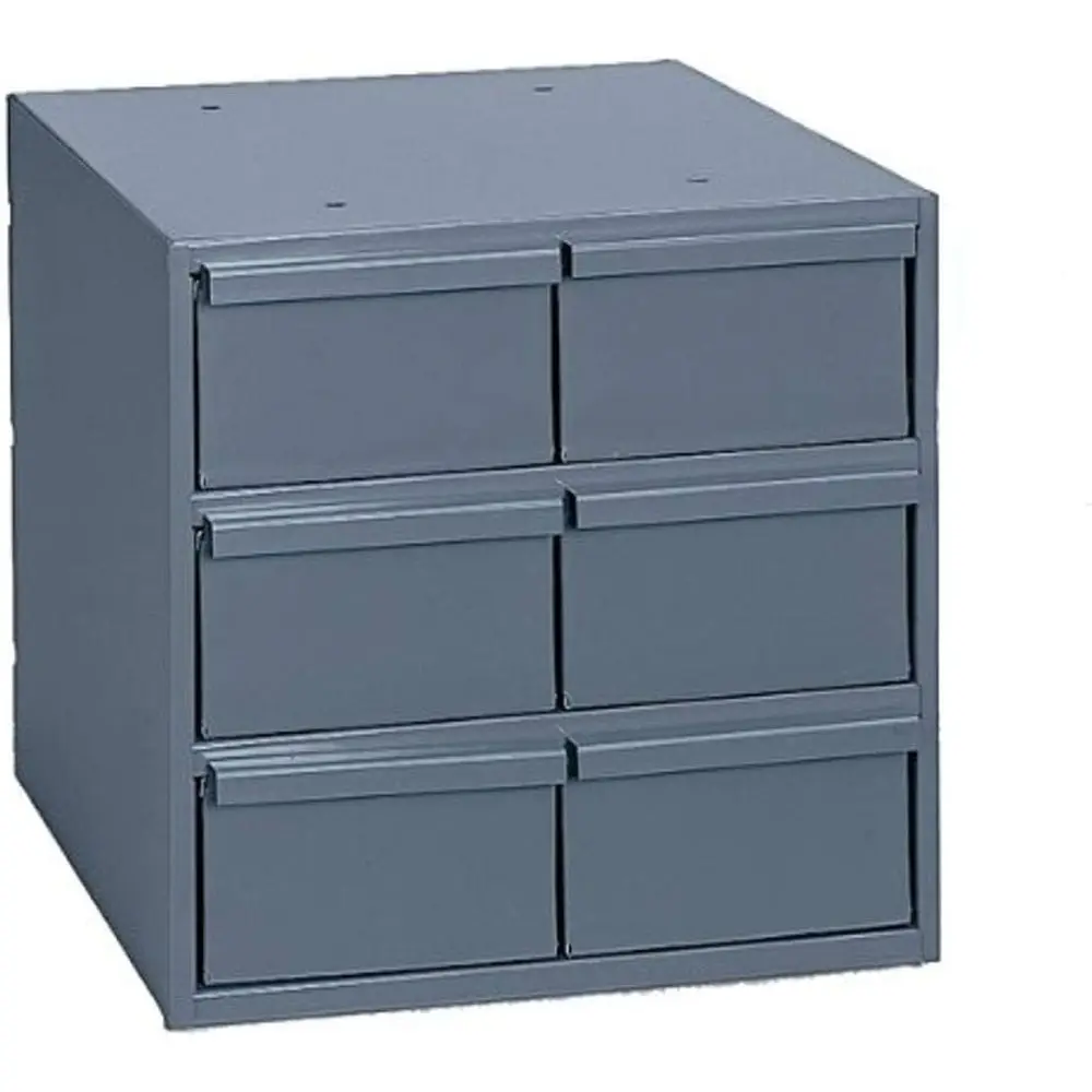 Gray Cold Rolled Steel Storage Cabinet, 11.75 W x 10.875 H x 11.625 D, 6 Drawers
Gray Cold Rolled Steel Storage Cabinet, 11.75 W x 10.875 H x 11.625 D, 6 Drawers