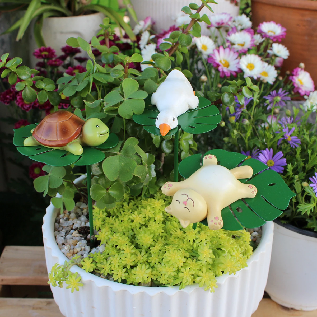 6PC/Leafy Animals - Outdoor Garden Lawn Succulent Pottery Decoration Floor Insertion - Home Refrigerator Decorative Stickers
6PC/Leafy Animals - Outdoor Garden Lawn Succulent Pottery Decoration Floor Insertion - Home Refrigerator Decorative Stickers