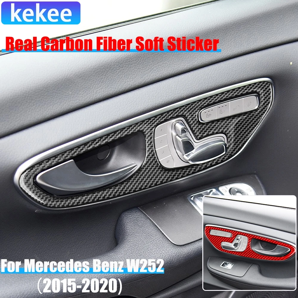 Real Carbon Fiber Car Accessories Door Handle Panel Trim Cover Soft Sticker For Mercedes V Class W447 V250 V260 2015-2020
Real Carbon Fiber Car Accessories Door Handle Panel Trim Cover Soft Sticker For Mercedes V Class W447 V250 V260 2015-2020