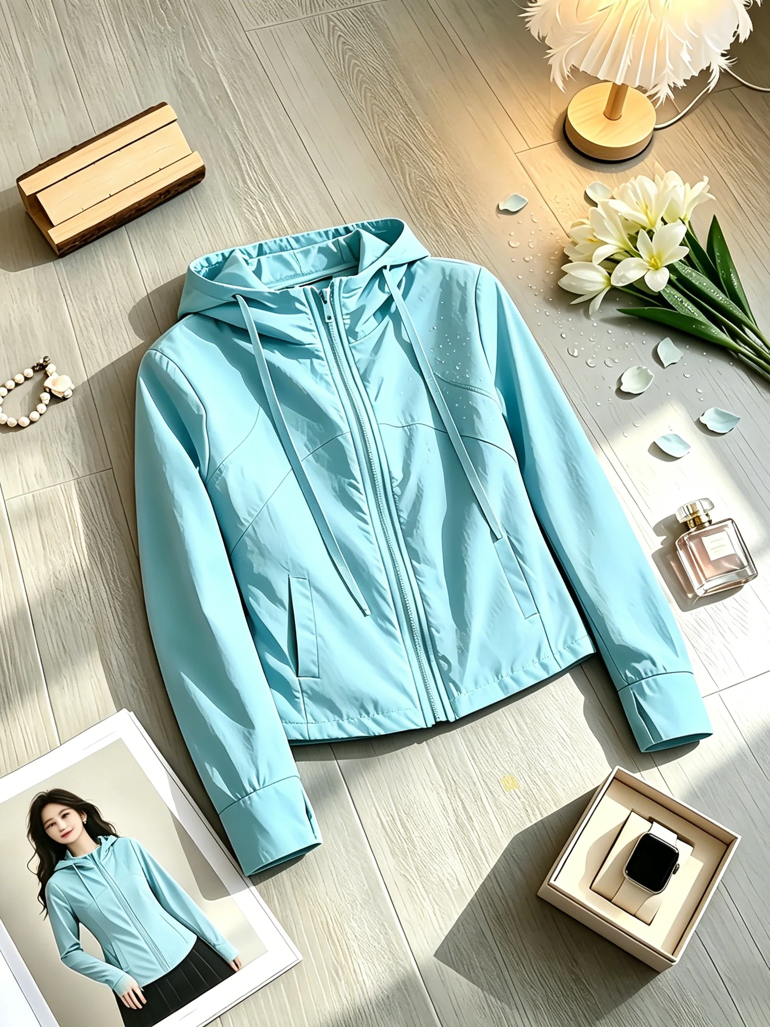 Stylish Lightweight Summer New Arrival Short Top Fashionable Casual Breathable Sun Protection Women's Outerwear Hooded Zipper...
Stylish Lightweight Summer New Arrival Short Top Fashionable Casual Breathable Sun Protection Women's Outerwear Hooded Zipper...