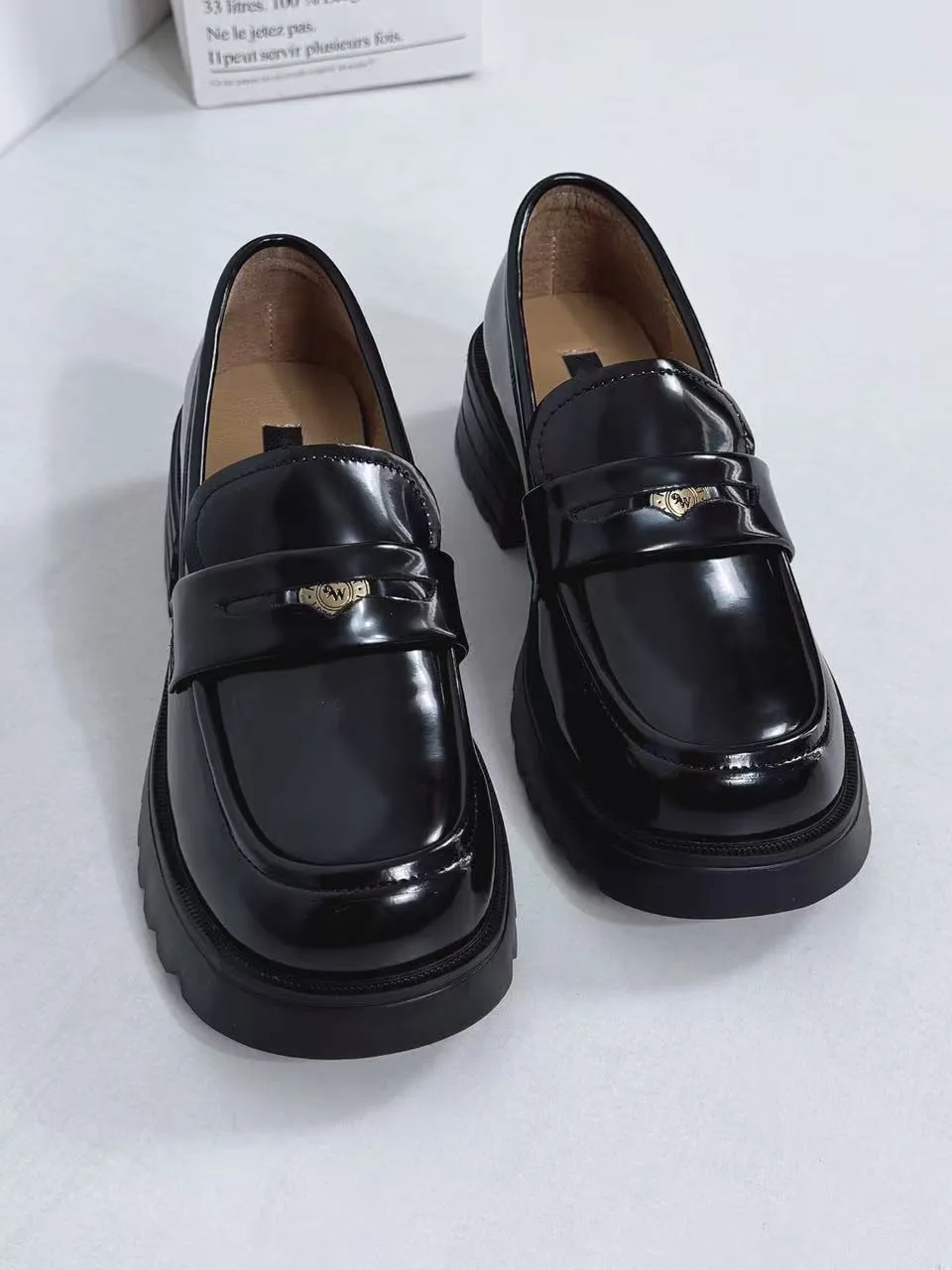 Genuine Leather Fashion Loafers Women's Thick Bottom Heightening Shoes Velvet Cowhide Single Shoes Versatile Stylish down
Genuine Leather Fashion Loafers Women's Thick Bottom Heightening Shoes Velvet Cowhide Single Shoes Versatile Stylish down
