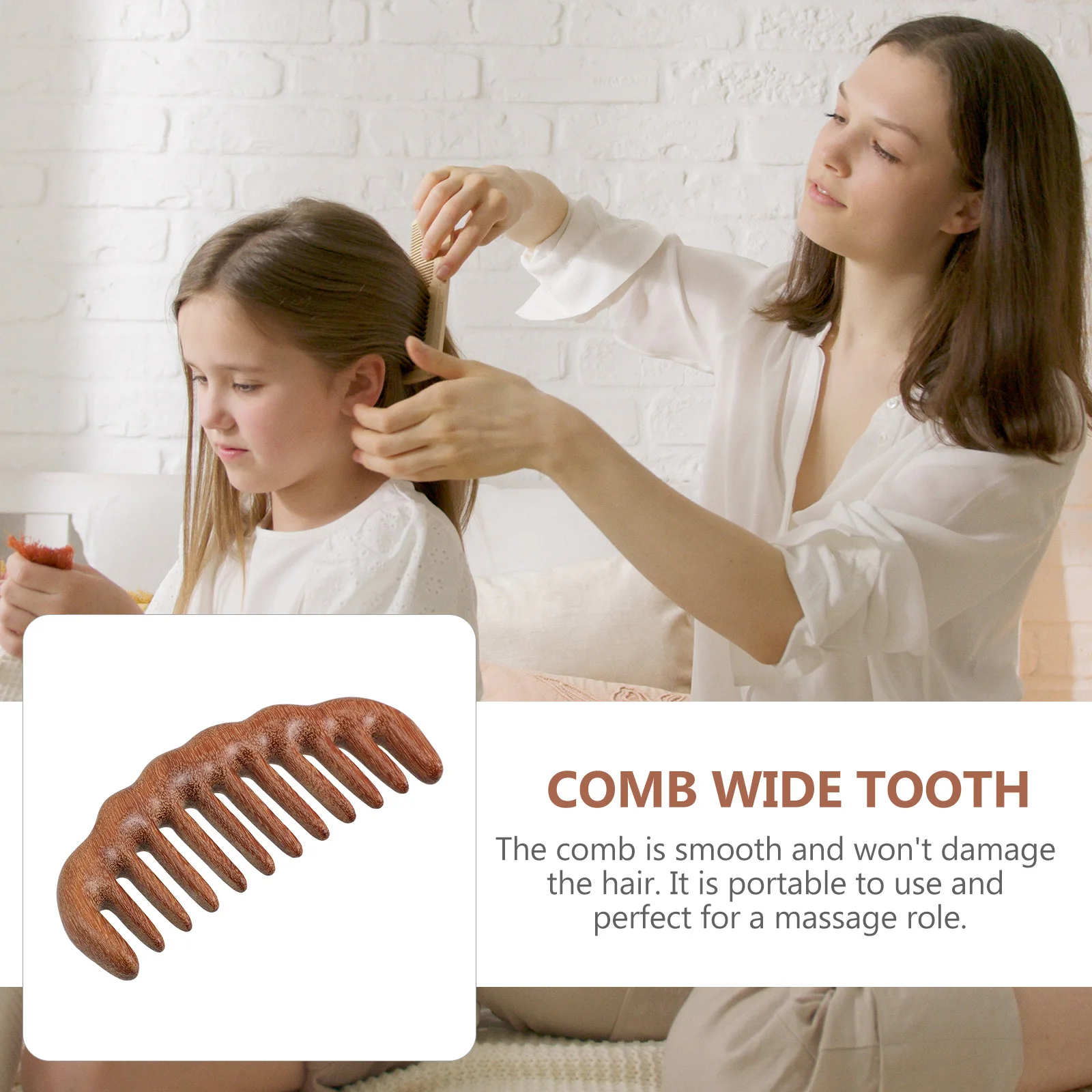 Wood Scalp Wide Tooth Comb for Men Durable Natural Hair Curling Detangling Massage Comb Portable Home Use 
Wood Scalp Wide Tooth Comb for Men Durable Natural Hair Curling Detangling Massage Comb Portable Home Use