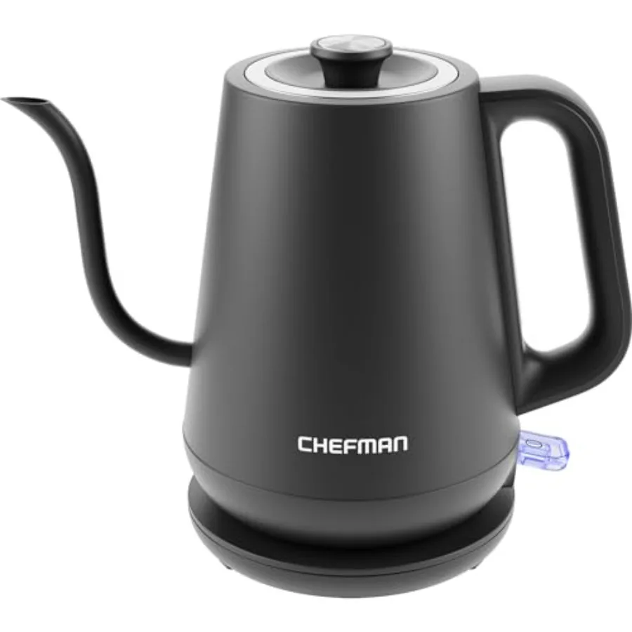Gooseneck Electric Kettle 0.8L Pour Over Tea Kettle for Coffee and Tea One-Touch Operation Boil-Dry Protection Auto Shut-Off Ul
Gooseneck Electric Kettle 0.8L Pour Over Tea Kettle for Coffee and Tea One-Touch Operation Boil-Dry Protection Auto Shut-Off Ul