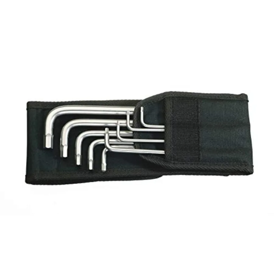 Stainless Steel Imperial Hex Key Set w/Belt Pouch - 9 Pieces
Stainless Steel Imperial Hex Key Set w/Belt Pouch - 9 Pieces