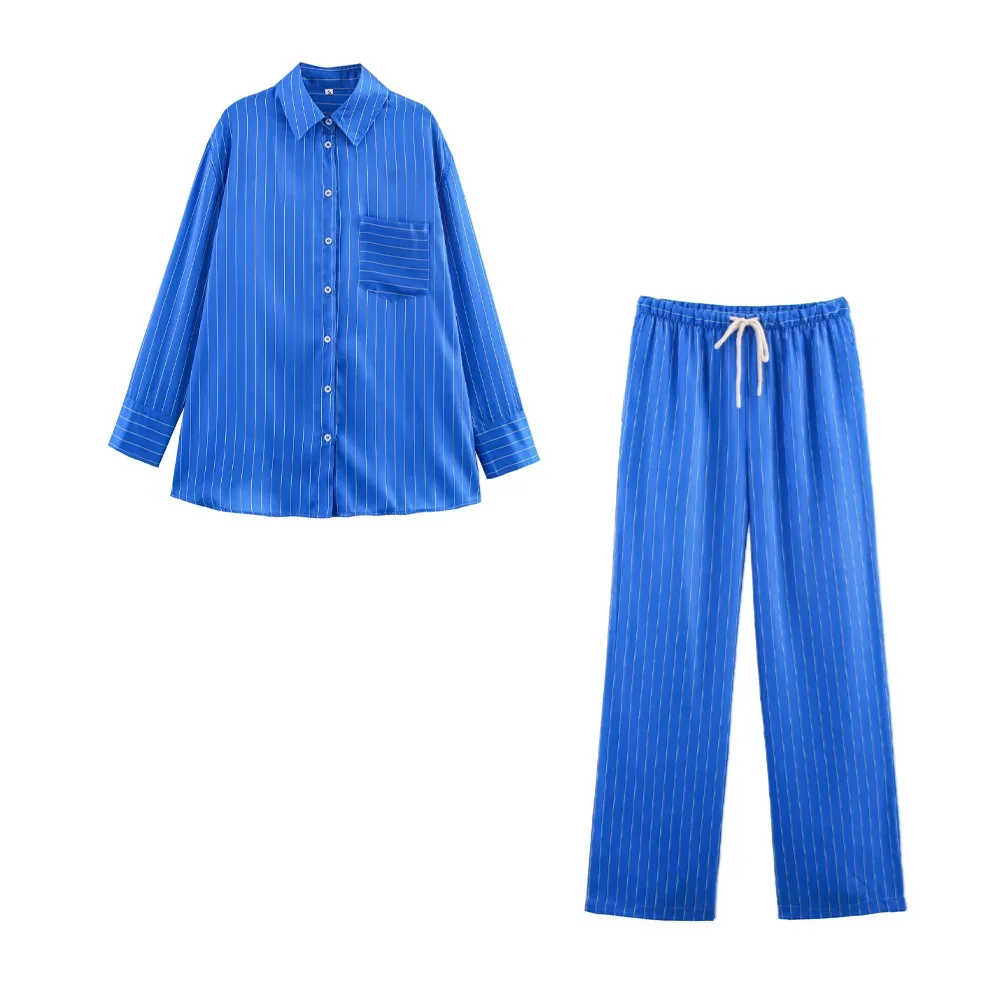 LIBIELIY LIBIELIY Women's Striped Collar Long Sleeve Shirt Straight Pants Spring/Summer New Women's Clothing
LIBIELIY LIBIELIY Women's Striped Collar Long Sleeve Shirt Straight Pants Spring/Summer New Women's Clothing