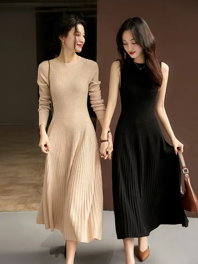 New Fashion Autumn Winter Women Dress 100% Merino Wool Female Elegant Knitwear Long Sleeve Cashmere Ladies Clothing Tops Jerseys
New Fashion Autumn Winter Women Dress 100% Merino Wool Female Elegant Knitwear Long Sleeve Cashmere Ladies Clothing Tops Jerseys