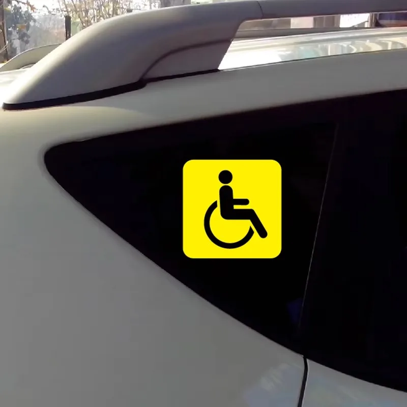 Car Side Window Stickers Reflective Decals Decorate Accessories Warning Signs for the Disabled Cover Scratches 15CM PVC KK
Car Side Window Stickers Reflective Decals Decorate Accessories Warning Signs for the Disabled Cover Scratches 15CM PVC KK