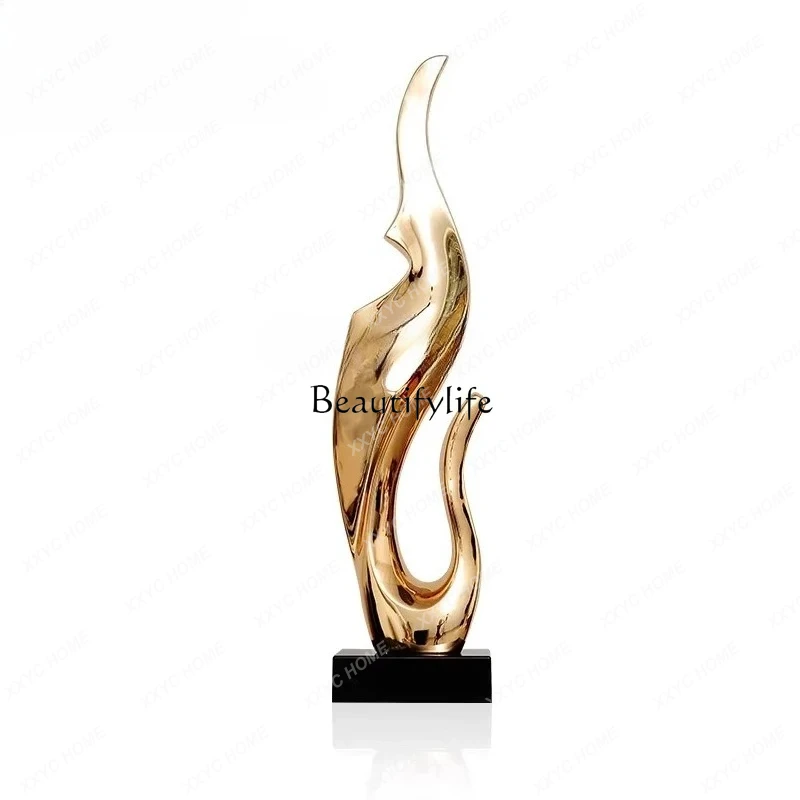 Modern abstract entrance ornaments, home living room, floor-to-ceiling sculpture handicrafts, soft ornaments
Modern abstract entrance ornaments, home living room, floor-to-ceiling sculpture handicrafts, soft ornaments