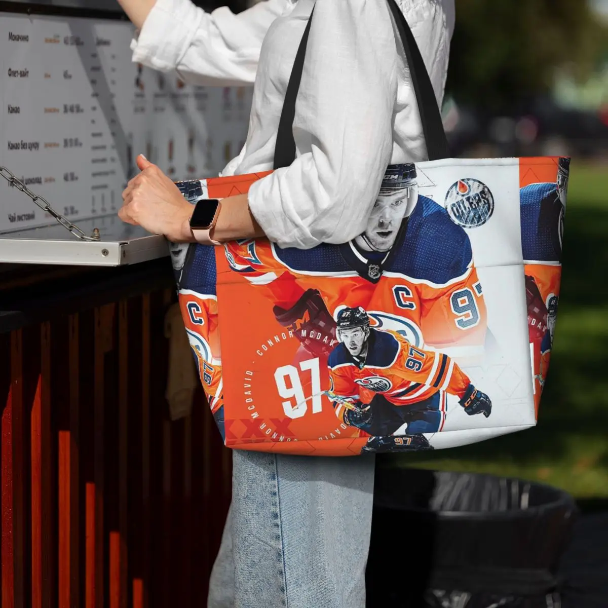 Пляжная большая сумка Connor McDavid, спортивная сумка для занятий йогой в тренажерном зале, большая большая сумка, женская дорожная сумка, сумка для фитнеса
Пляжная большая сумка Connor McDavid, спортивная сумка для занятий йогой в тренажерном зале, большая большая сумка, женская дорожная сумка, сумка для фитнеса