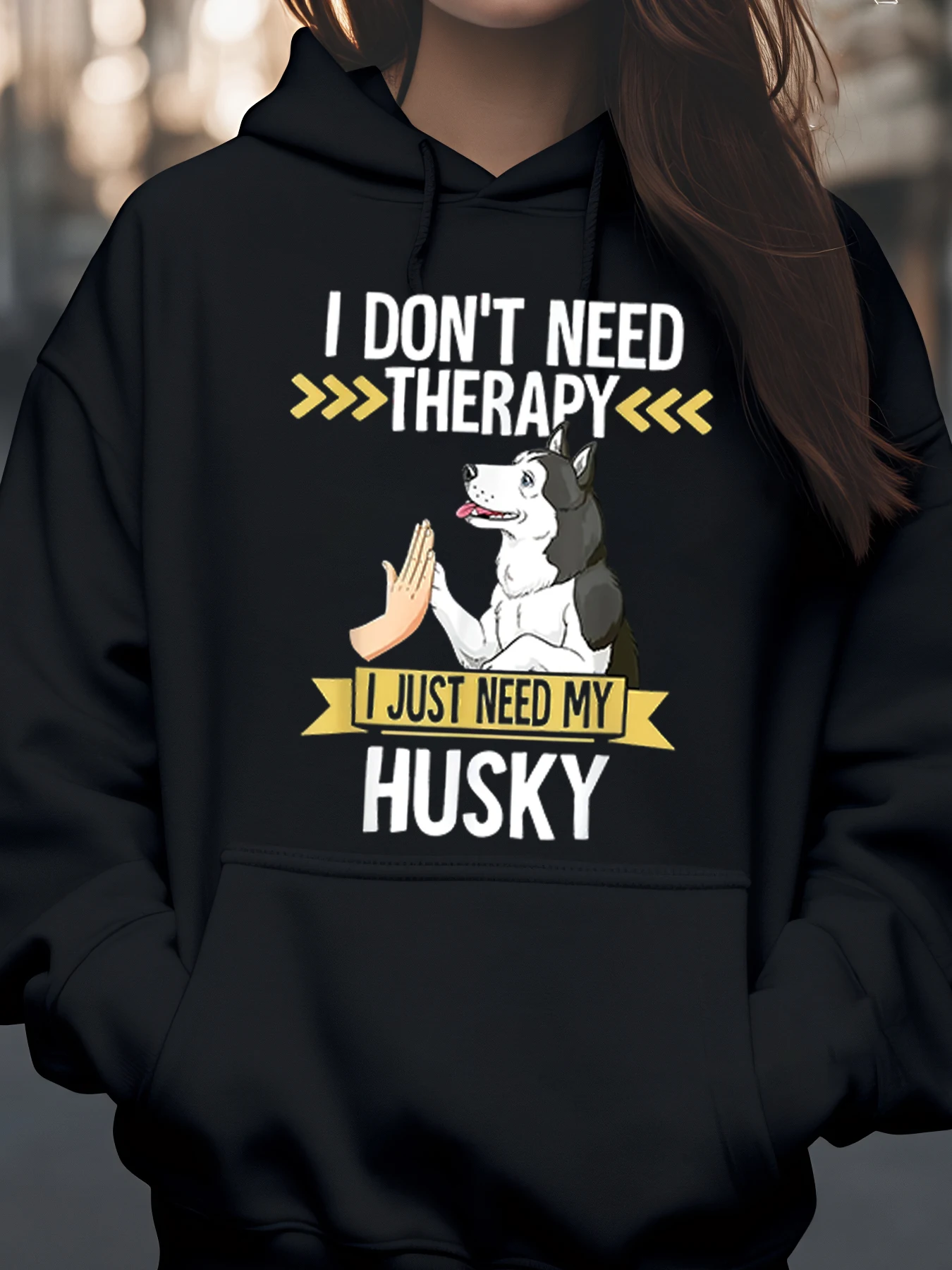 Печать собаки хаски, я не нужна терапия, просто нужна, моя толстовка с капюшоном для хаски, повседневная одежда для любителей домашних животных, для женщин и мужчин, унисекс
Печать собаки хаски, я не нужна терапия, просто нужна, моя толстовка с капюшоном для хаски, повседневная одежда для любителей домашних животных, для женщин и мужчин, унисекс