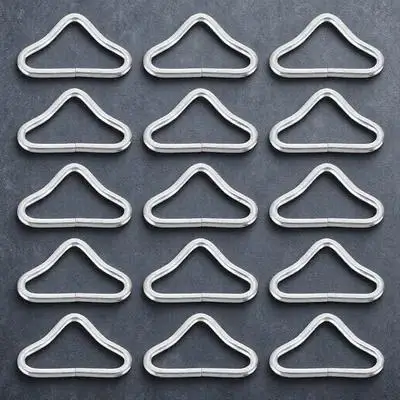40pcs Triangle Ring Buckle 4.5Mm Thick Zinc Plated Steel For Trampoline Jump Mat Replacement Heavy Duty Connector Mesh Cloth
40pcs Triangle Ring Buckle 4.5Mm Thick Zinc Plated Steel For Trampoline Jump Mat Replacement Heavy Duty Connector Mesh Cloth