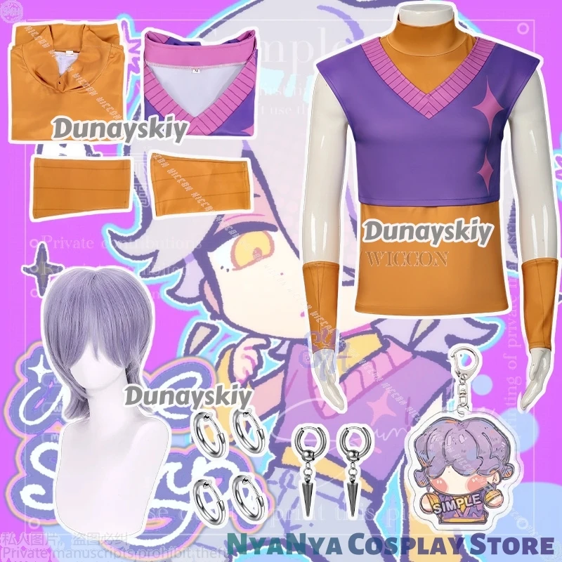 Mystery Saja Boys Cosplay Movie Kpop Demon Anime Suda Pop Stage Uniform Purple Vest Yellow Sleeve Korea Boys Group Halloween Cos
Mystery Saja Boys Cosplay Movie Kpop Demon Anime Suda Pop Stage Uniform Purple Vest Yellow Sleeve Korea Boys Group Halloween Cos