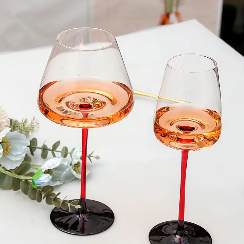 Crystal Glass Highball Wine Glasses Transparent Red And Black Bottom Home Use Black Tie Champagne Cups for Dining And Serving
Crystal Glass Highball Wine Glasses Transparent Red And Black Bottom Home Use Black Tie Champagne Cups for Dining And Serving