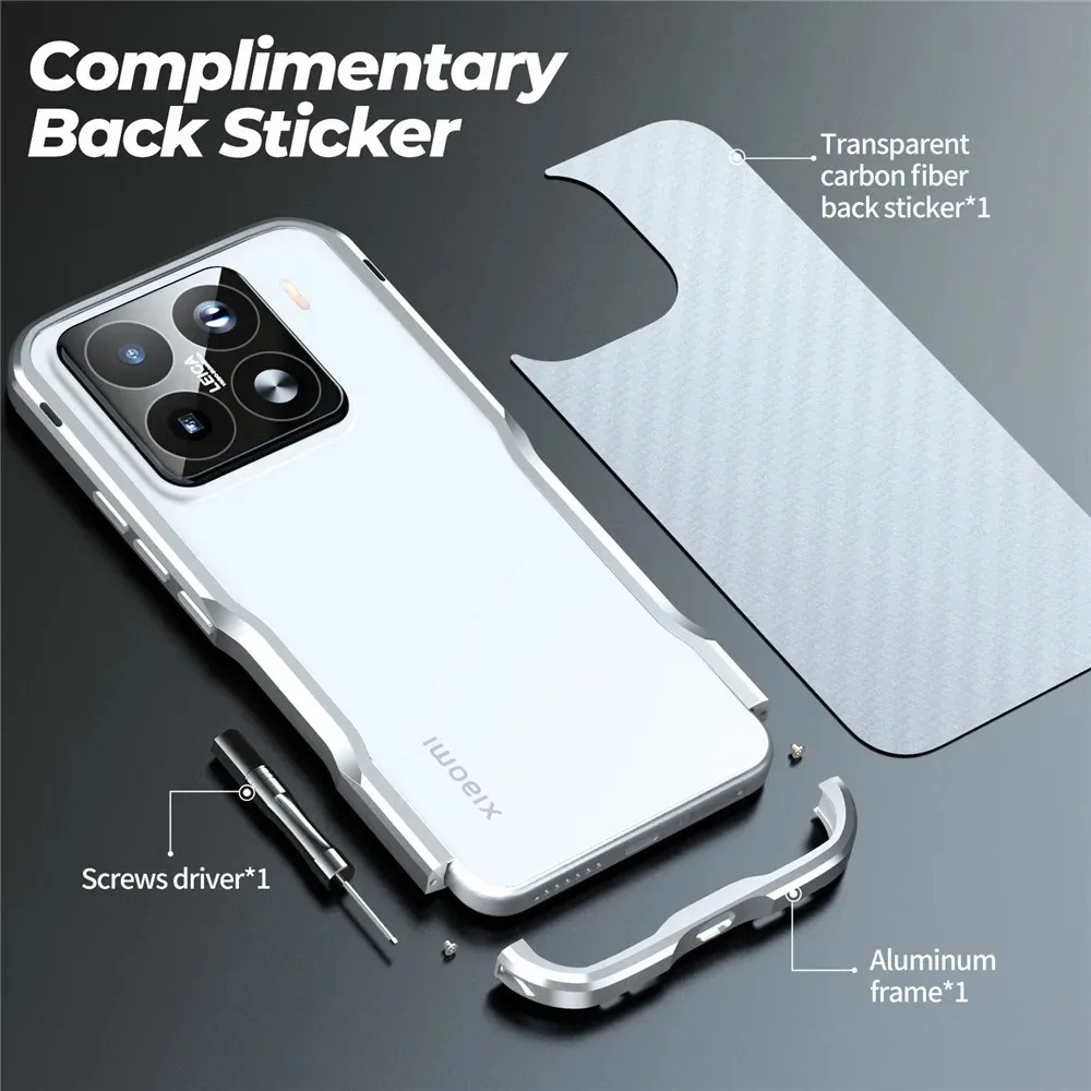 Suitable For Xiaomi 15 15 Pro 15 Pro Metal Bumper Case Aluminum Metal Frame Cover Shockproof Funda phone case
Suitable For Xiaomi 15 15 Pro 15 Pro Metal Bumper Case Aluminum Metal Frame Cover Shockproof Funda phone case