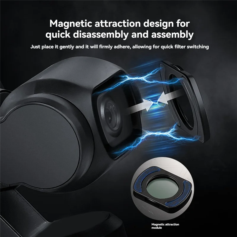 B04C-Magnetic ND Filter Set For DJI OSMO Pocket 3 Creator Combo Accessories Action Camera Neutral Density Filters
B04C-Magnetic ND Filter Set For DJI OSMO Pocket 3 Creator Combo Accessories Action Camera Neutral Density Filters