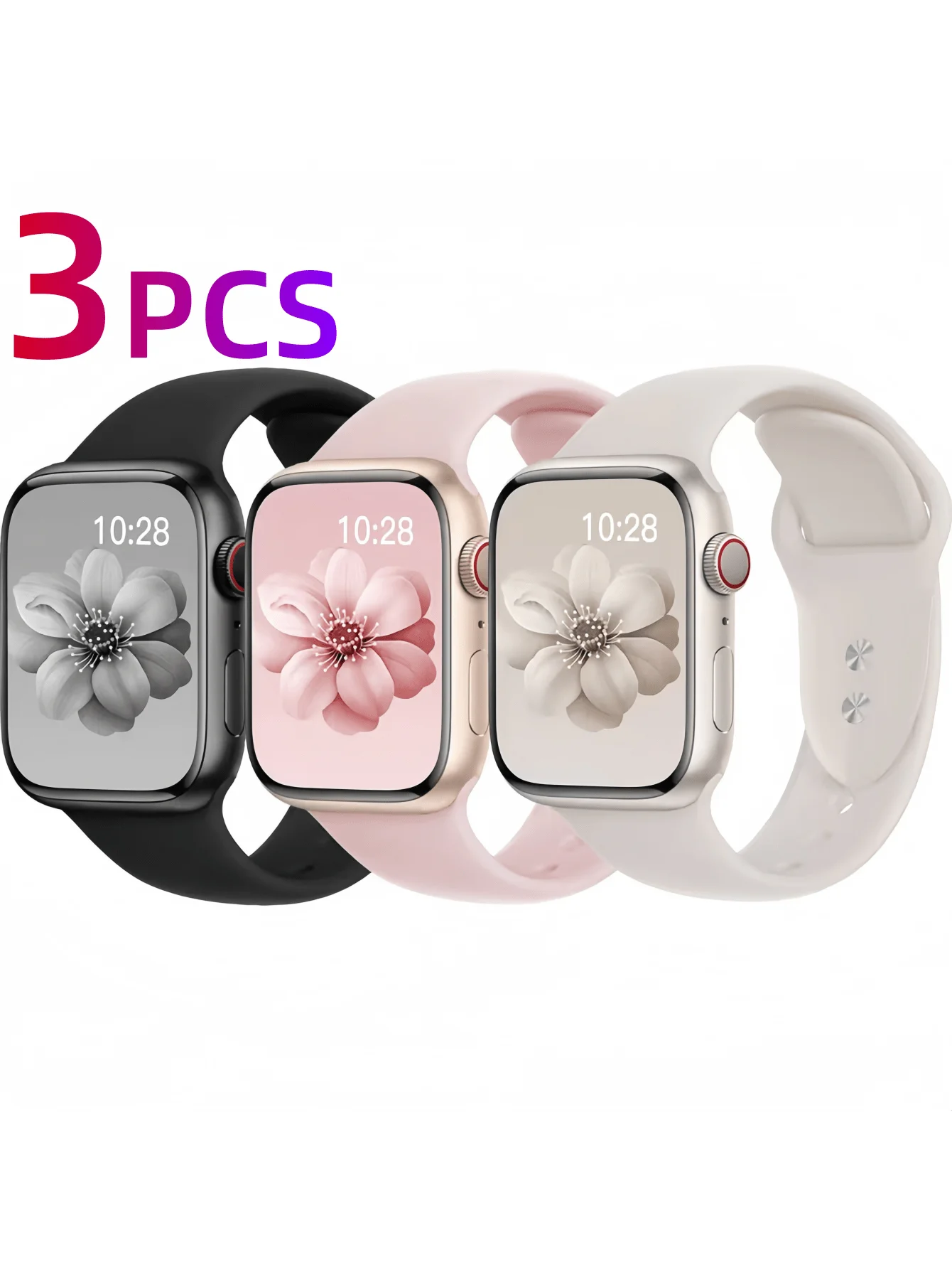 3 Packs Compatible With Apple Watch Bands Compatible With Series 11/10/9/8/7/6/SE/SE2/SE3/Ultra 2/Ultra 3 & All Models 38mm/40mm/41mm/42mm/44mm/45mm/46mm/49mm - Expandable Sport Strap, Compatible For &, Elegant For Holiday Gift, Compatible With Apple
3 Packs Compatible With Apple Watch Bands Compatible With Series 11/10/9/8/7/6/SE/SE2/SE3/Ultra 2/Ultra 3 & All Models 38mm/40mm/41mm/42mm/44mm/45mm/46mm/49mm - Expandable Sport Strap, Compatible For &, Elegant For Holiday Gift, Compatible With Apple