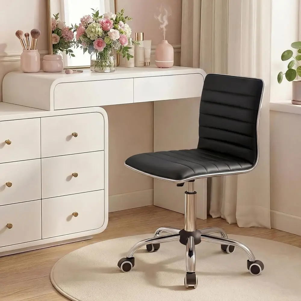 ern Adjustable Low Back ArmlRibbed Task Chair Oice Chair Desk Chair, Vanity Chair Swivel Rolling Leather Computer Chairs
ern Adjustable Low Back ArmlRibbed Task Chair Oice Chair Desk Chair, Vanity Chair Swivel Rolling Leather Computer Chairs