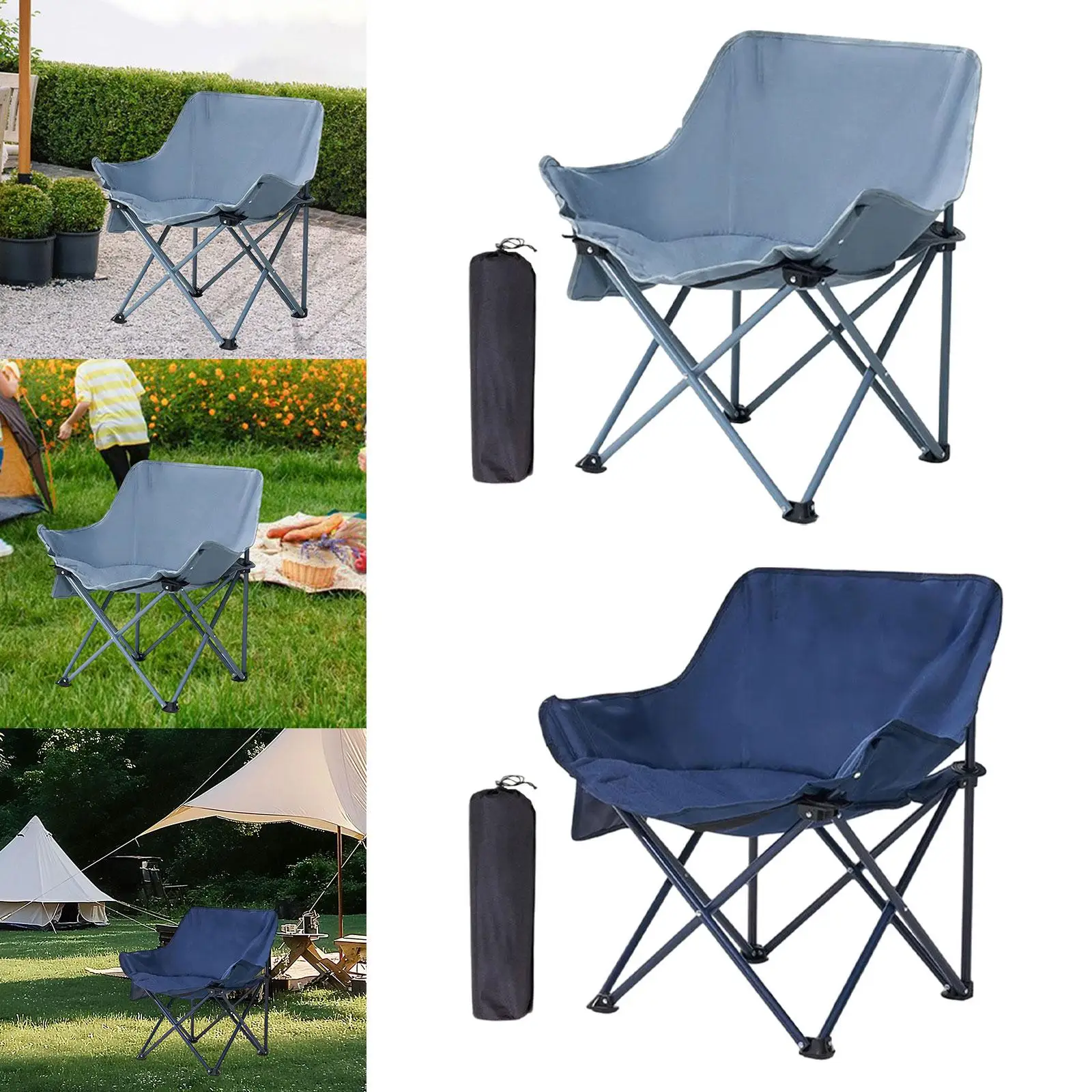 Portable Camping Chair Stable Outdoor Folding Chair for Outdoor Beach Garden 
Portable Camping Chair Stable Outdoor Folding Chair for Outdoor Beach Garden