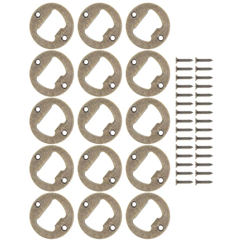 15 Pcs Bottle Opener Accessories Round DIY Kit Light Brown Beer Tools Wear Resistant Anti Rust Metal Practical
15 Pcs Bottle Opener Accessories Round DIY Kit Light Brown Beer Tools Wear Resistant Anti Rust Metal Practical