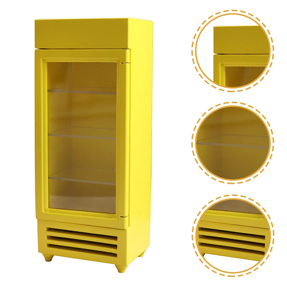 Drinks Mini Simulated Refrigerator Kids Play Pretend Toy Wood Miniature Furniture Decoration
Drinks Mini Simulated Refrigerator Kids Play Pretend Toy Wood Miniature Furniture Decoration