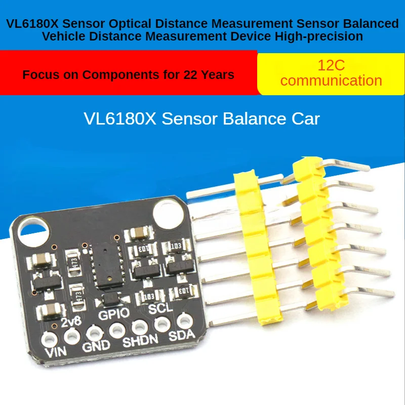 VL6180X Sensor Optical Distance Measurement Sensor Balanced Vehicle Distance Measurement Device High-precision
VL6180X Sensor Optical Distance Measurement Sensor Balanced Vehicle Distance Measurement Device High-precision
