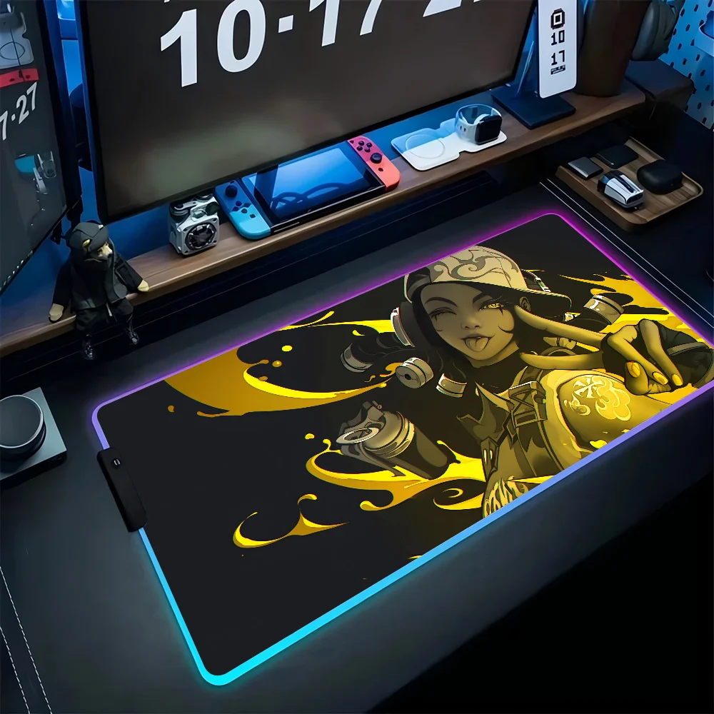 V-Valorant Mousepad XXL RGB Gaming Mouse Pads HD Black Gamer Accessories Large LED
V-Valorant Mousepad XXL RGB Gaming Mouse Pads HD Black Gamer Accessories Large LED