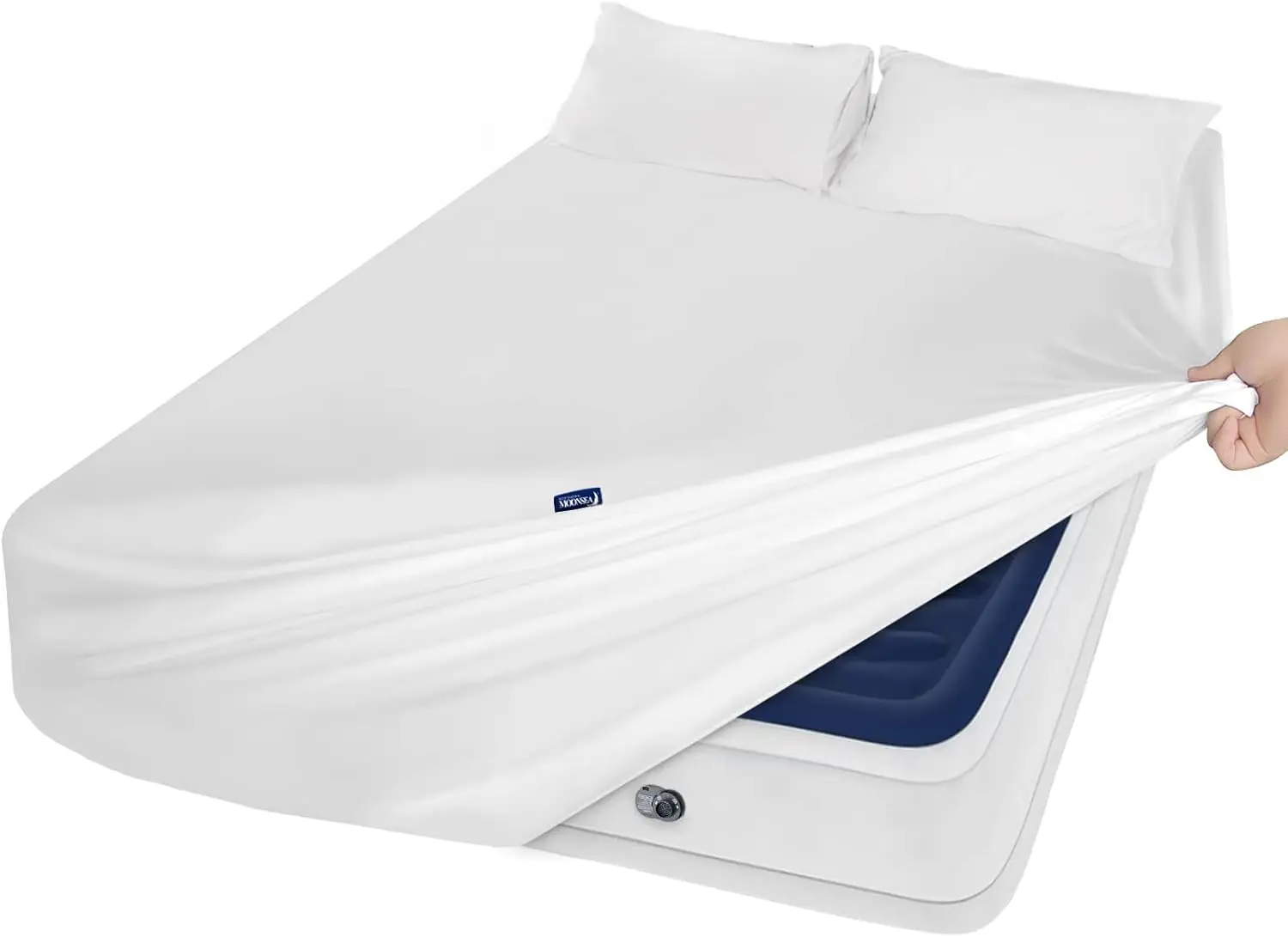 Extra Deep Pocket Air Mattr White Sheets Twin Size - 3Pcs Side Storage Pocket Fitted Sheet & Pillowcase Twin Deep Pocket Sheet
Extra Deep Pocket Air Mattr White Sheets Twin Size - 3Pcs Side Storage Pocket Fitted Sheet & Pillowcase Twin Deep Pocket Sheet
