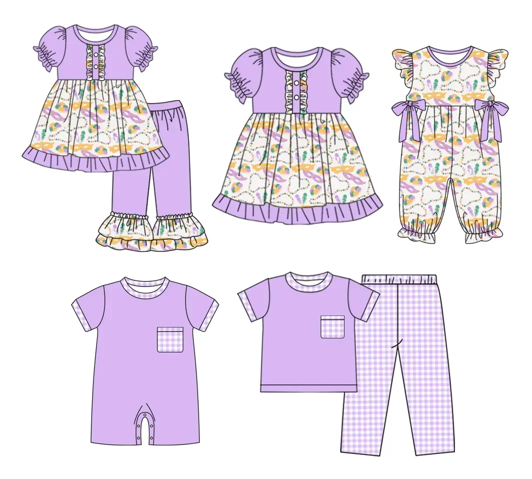 New Boutique Children's Suit Short Sleeve Elastic Lace Bead Print Pants Lace Girls Boy Plaid Pants Suit Baby Romper Dress
New Boutique Children's Suit Short Sleeve Elastic Lace Bead Print Pants Lace Girls Boy Plaid Pants Suit Baby Romper Dress