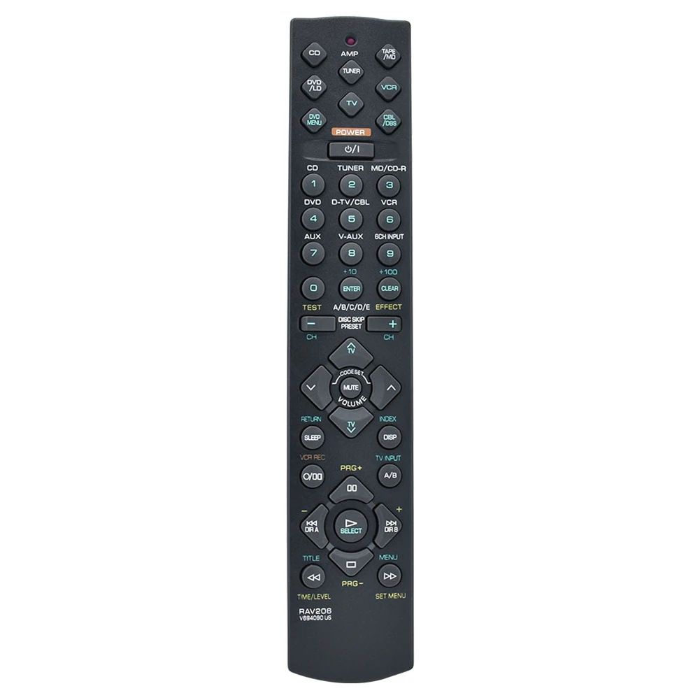 Новый Сменный пульт дистанционного управления RAV206 V694090US для Аудио Видео AV-ресивера Yamaha
Новый Сменный пульт дистанционного управления RAV206 V694090US для Аудио Видео AV-ресивера Yamaha