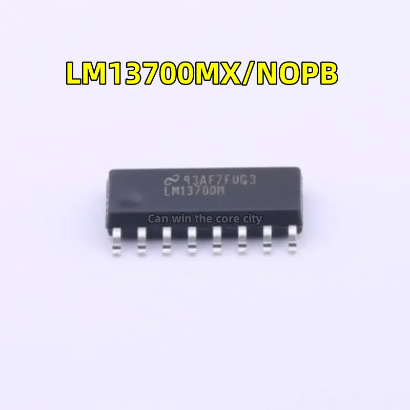 10 pieces New LM13700M LM13700MX / NOPB patch SOP16 dual operational amplifier IC spot
10 pieces New LM13700M LM13700MX / NOPB patch SOP16 dual operational amplifier IC spot