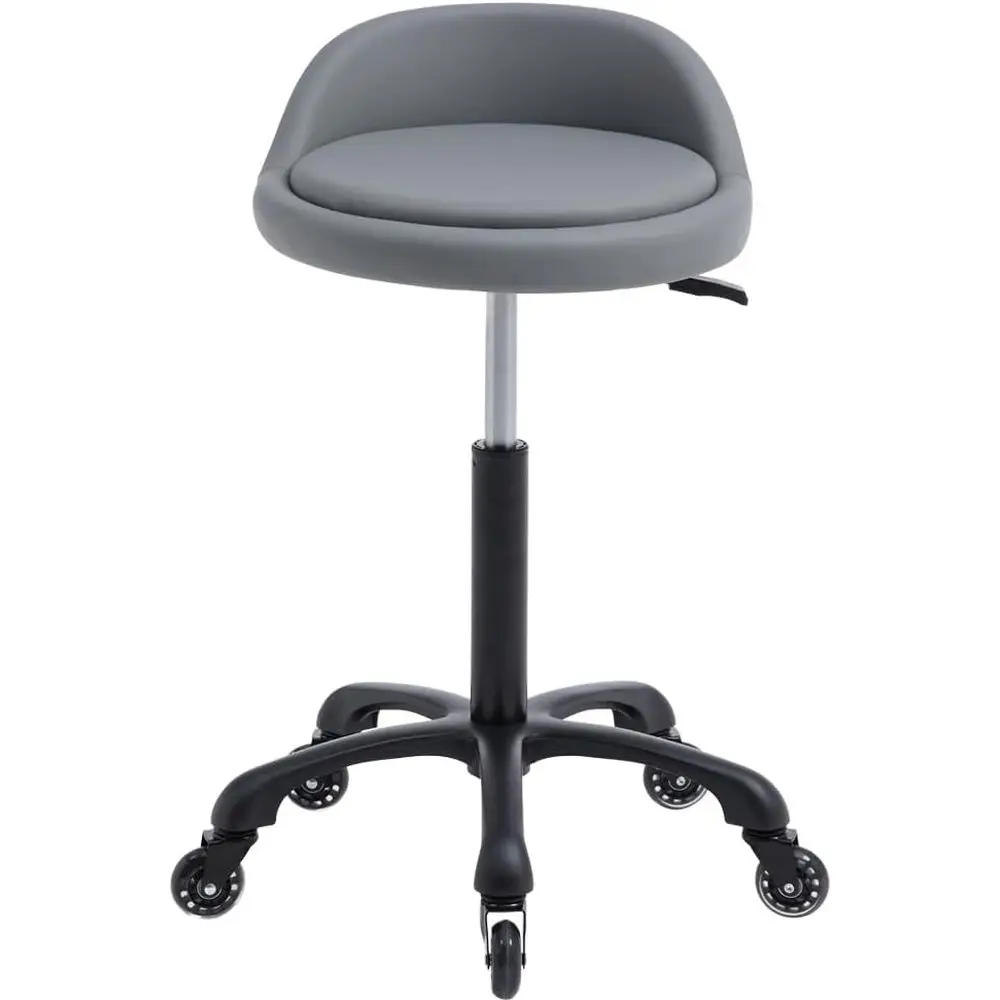 Rolling Sn Stool Chair with Back Support Hydaulic Height Adjustable on Swivel Wheels Heavy Duty or Hair Cutting Esthetician Tatt
Rolling Sn Stool Chair with Back Support Hydaulic Height Adjustable on Swivel Wheels Heavy Duty or Hair Cutting Esthetician Tatt
