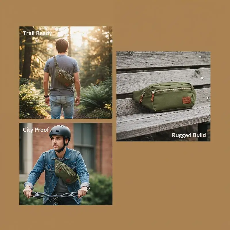 Running Hiking Waist Belt Bag with Multi Pockets for Phones and Coins
Running Hiking Waist Belt Bag with Multi Pockets for Phones and Coins