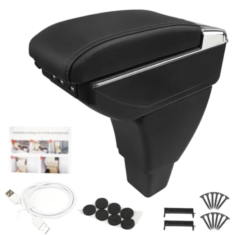 Подлокотник для центральной консоли, совместимый с Scion xB, Toyota bB 2004, 2005, 2006, 7 USB-портов, подстаканник, двухслойный органайзер, ящик для хранения
Подлокотник для центральной консоли, совместимый с Scion xB, Toyota bB 2004, 2005, 2006, 7 USB-портов, подстаканник, двухслойный органайзер, ящик для хранения