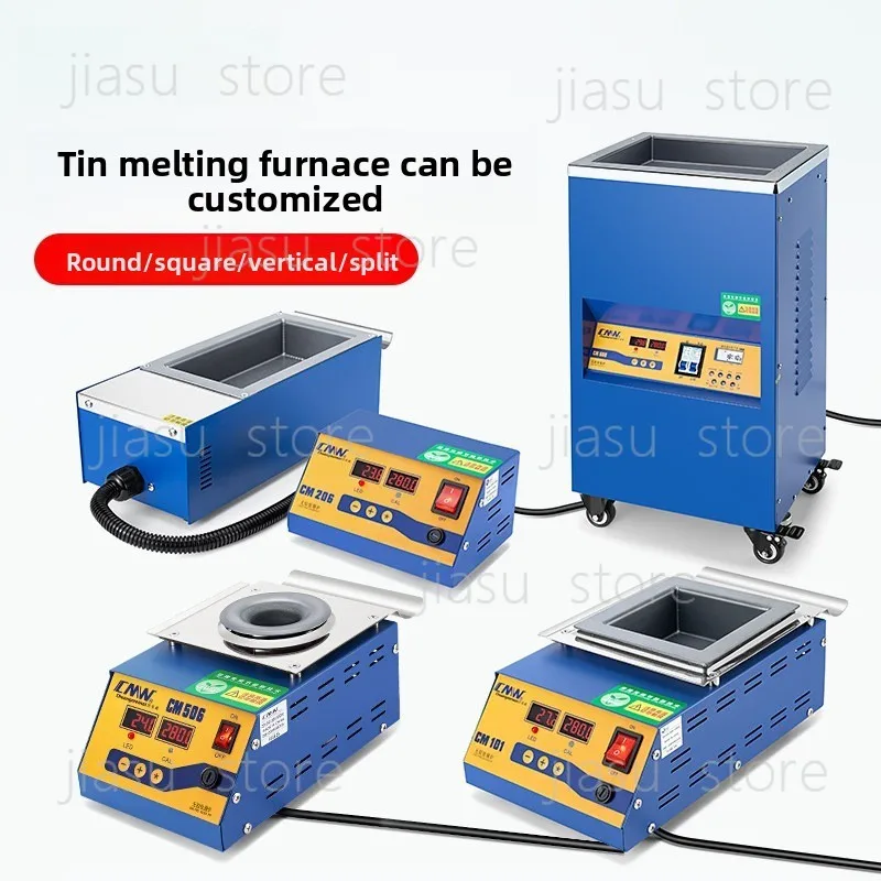 Mini Lead-free Solder Pot Digital Smart Temperature Adjustable Round Soldering Melting Dipping Furnace
Mini Lead-free Solder Pot Digital Smart Temperature Adjustable Round Soldering Melting Dipping Furnace